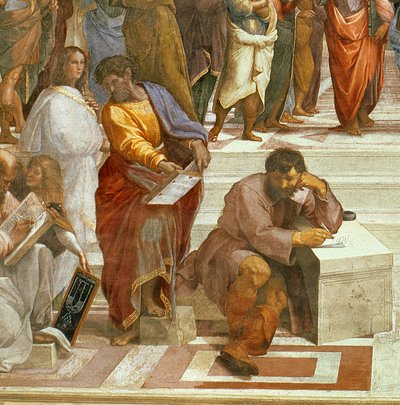La Scuola di Atene (dettaglio) da Raffaello Sanzio Raphael